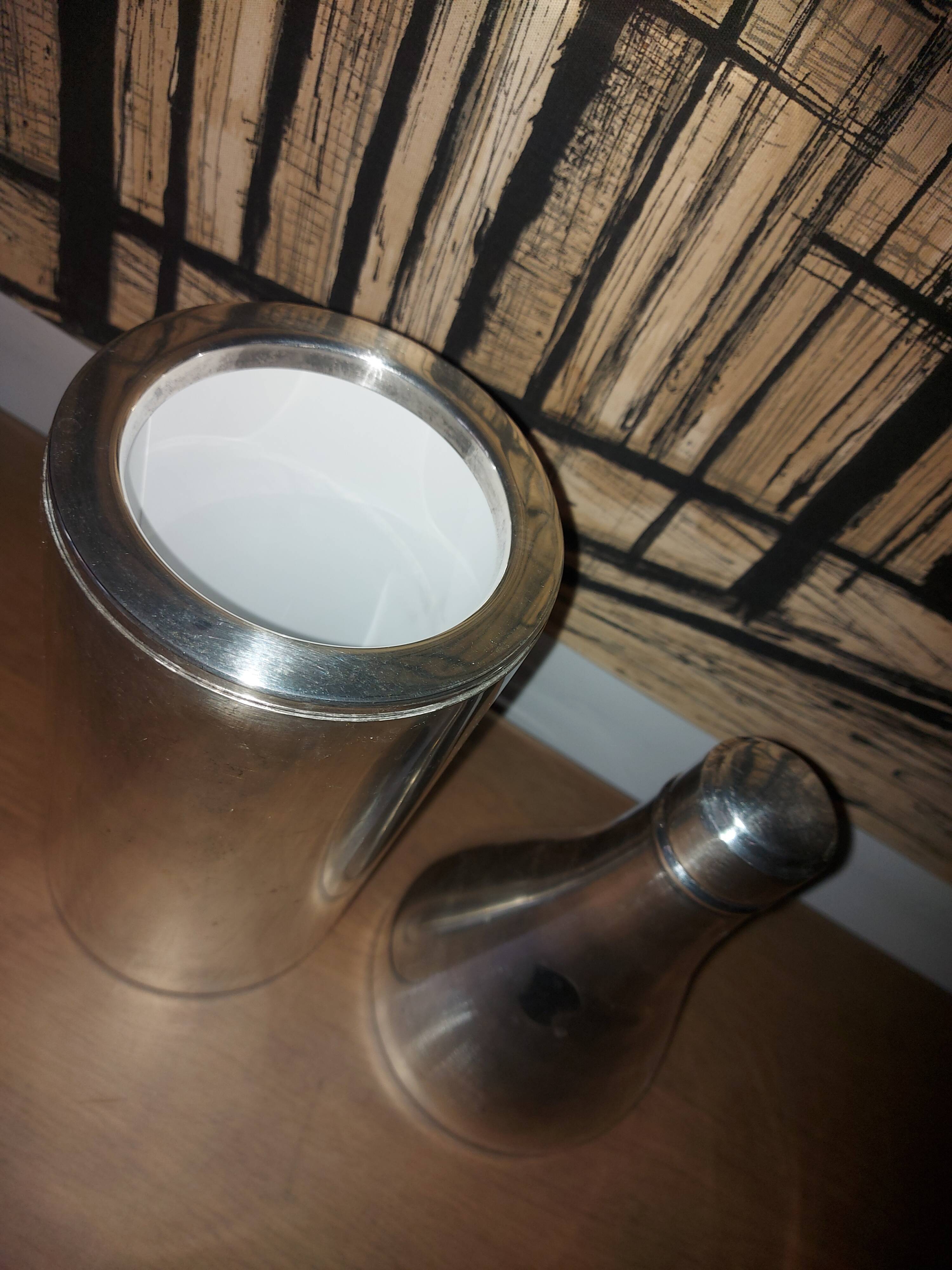 Bottle freshener alexandre gelb orfevre - metal argente