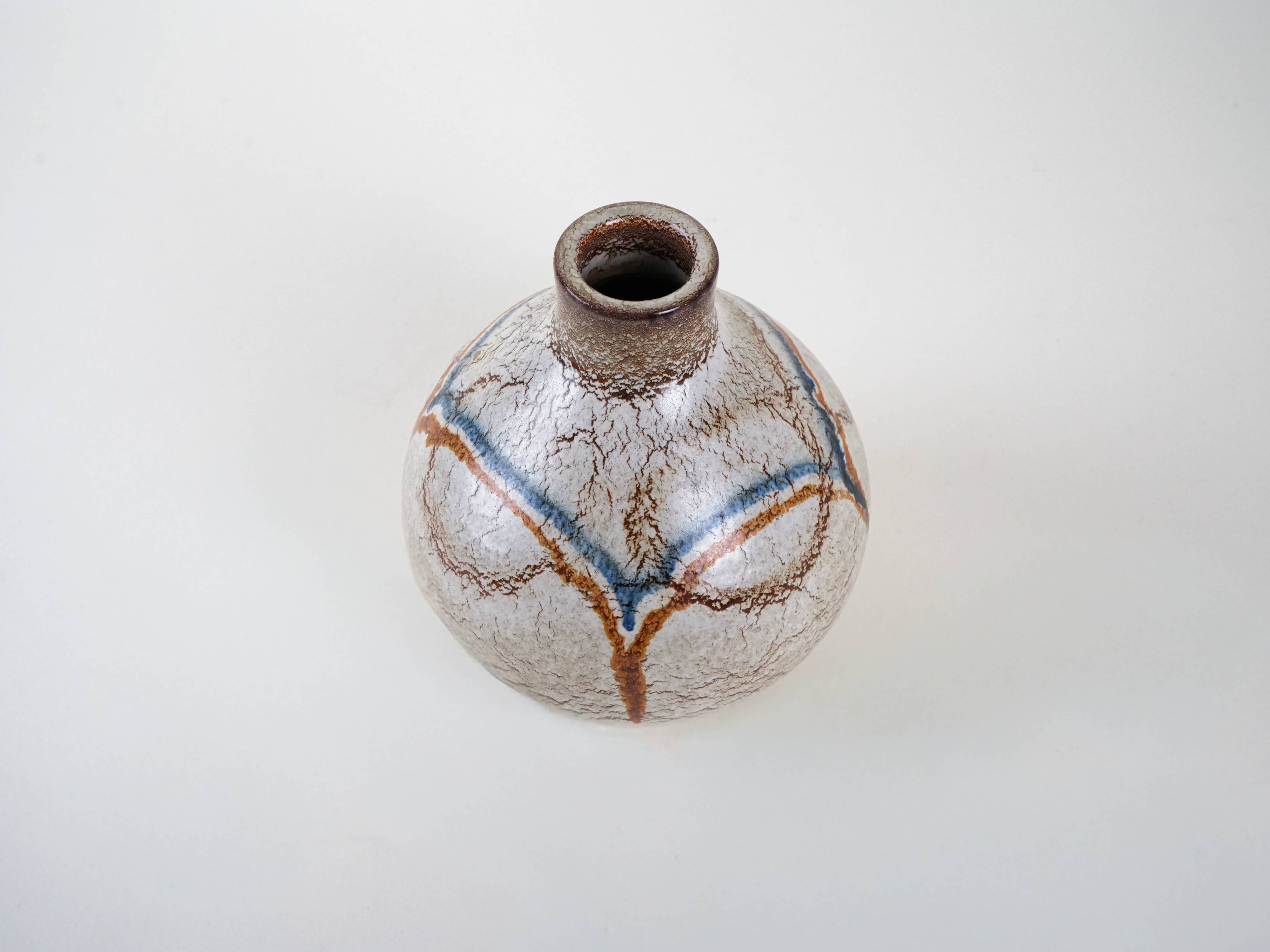 Ceramic vase, Italian design, 1960s, manufactured in Italy