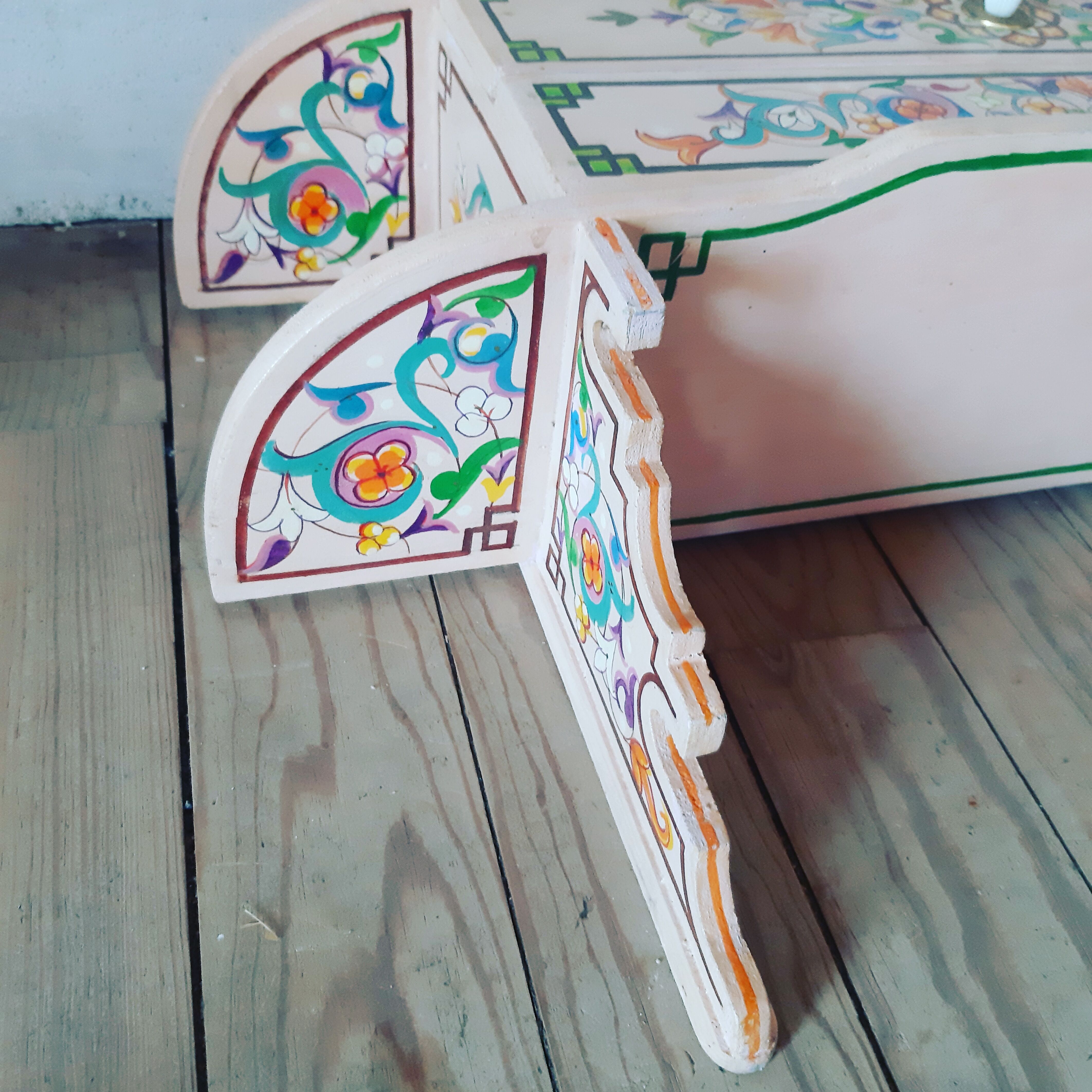 Vintage bohemian shelf