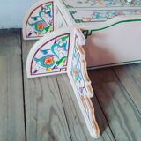 Vintage bohemian shelf