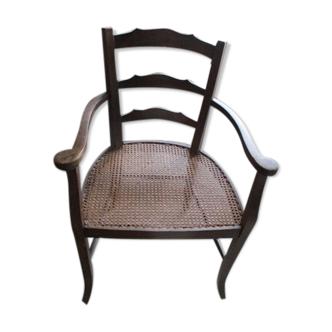 Fluted armchair