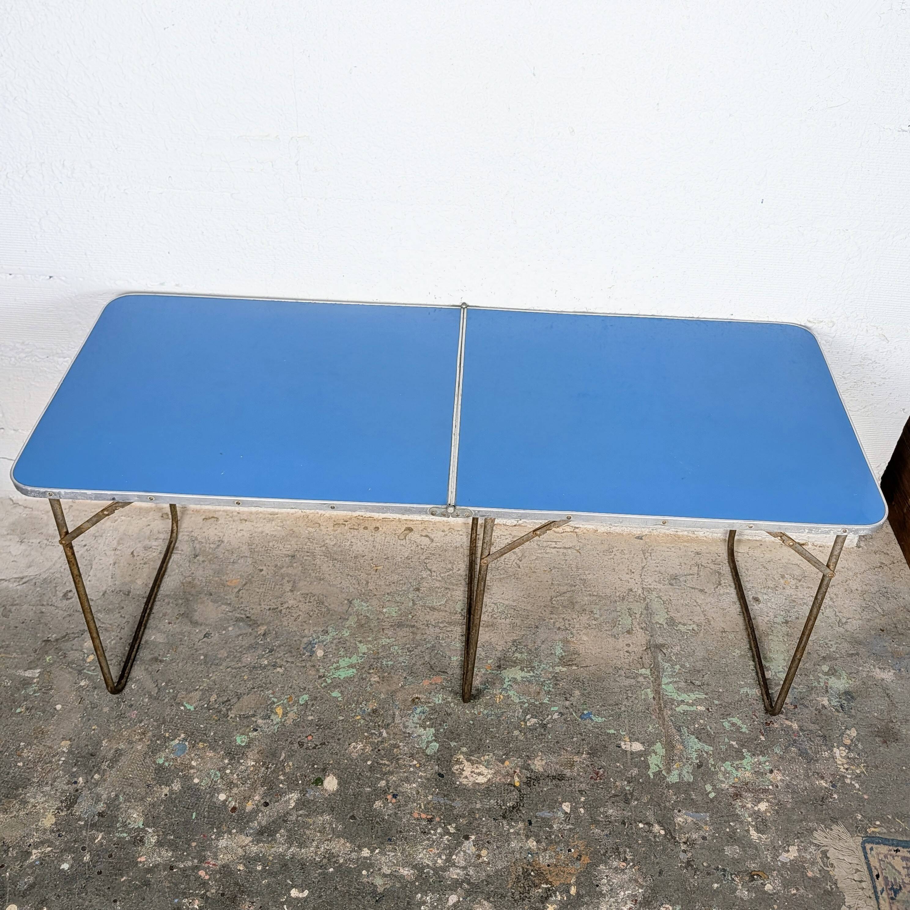 Vintage folding camping table