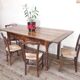 Walnut farmtable, 19th