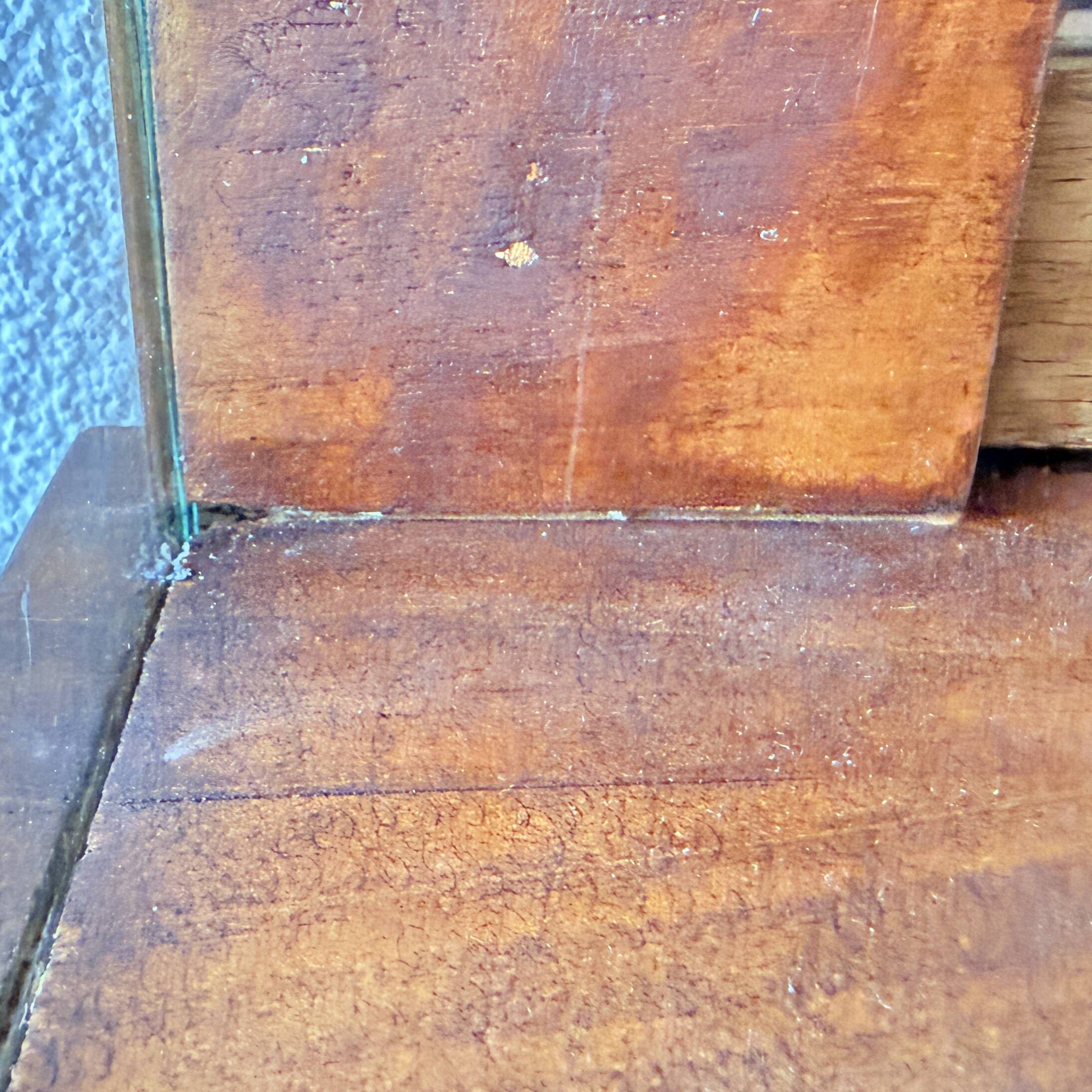 Hanging display cabinet in Art Deco style