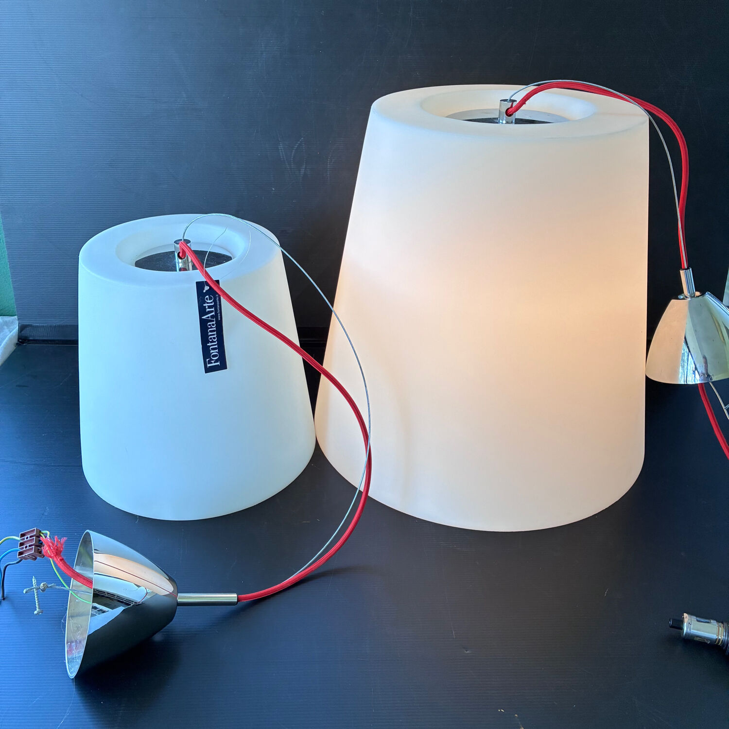 Fontana Arte Pendant Lamp Amax Design Charles Williams 45cm