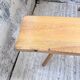 Pair of benches from the 1950s mountain furniture, pine.