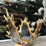 Bayel crystal bowl and gilding, 1950-60