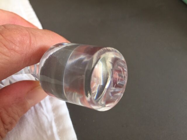 Carafe a vin crystal faceted cap