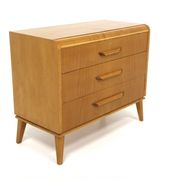 Scandinavian elm chest of drawers, Swedish modern, Sweden, 1940