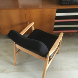 Mid-century polish chair GFM-64 designed in 1965 by Edmund Homa