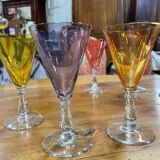 Set of 6 Hungarian crystal glasses