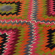 Anatolian handmade kilim rug 282 cm x 175 cm