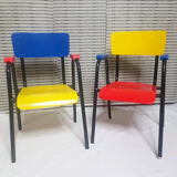 Pair of vintage children's chairs