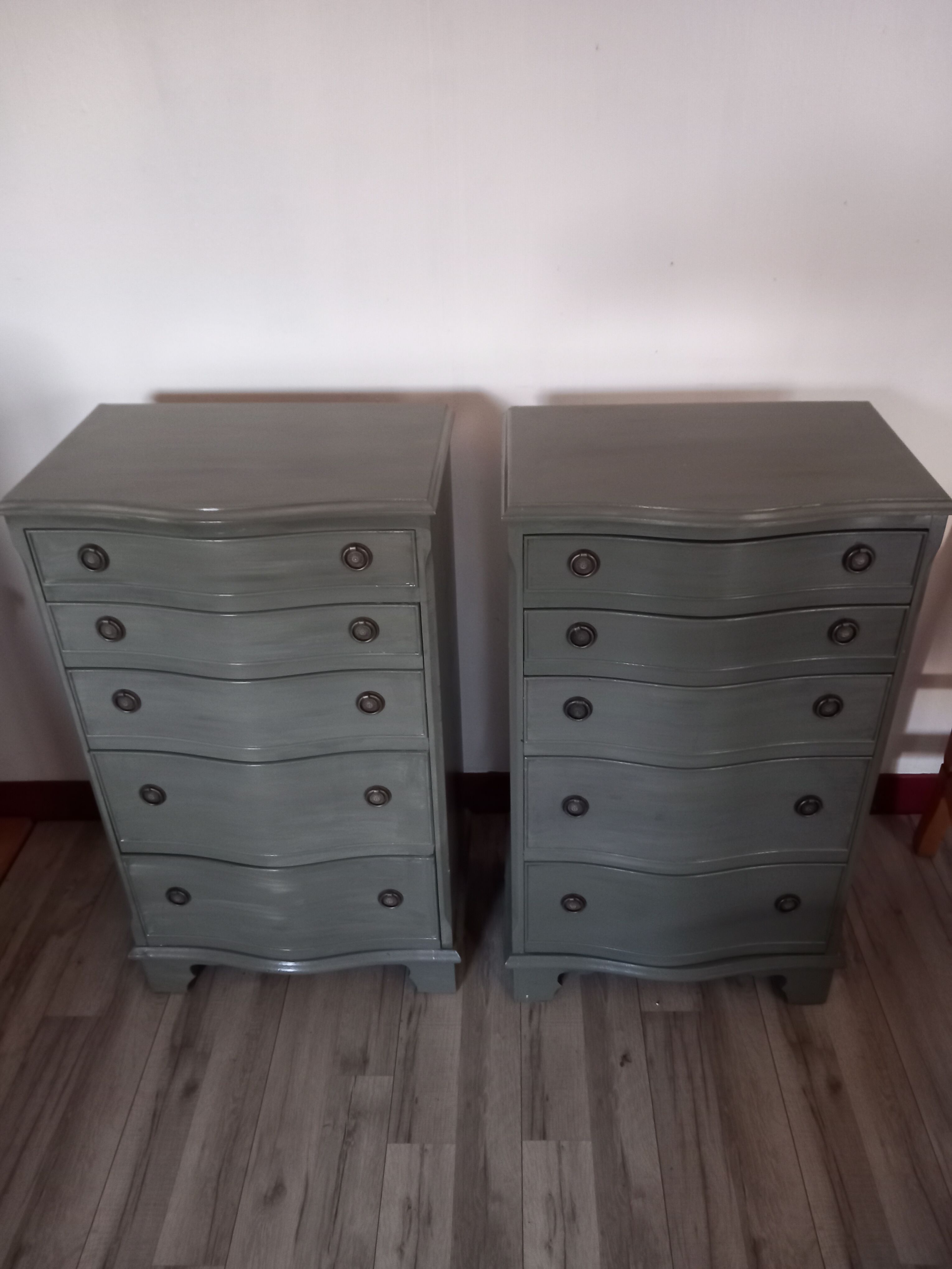 Pair of chests transition style LXV-XVI