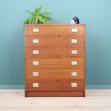 Commode en cerise, années 70, design danois, fabriqué au Danemark