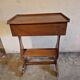 Nightstand or reading table in walnut from the Louis Philippe period, 19th century.
