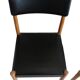 4 Chaises Scandinave Noires Années 50/60 Vintage