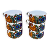 Set of 6 small coffe cups Villeroy & Boch Acapulco