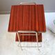 Table d'appoint laiton 70's