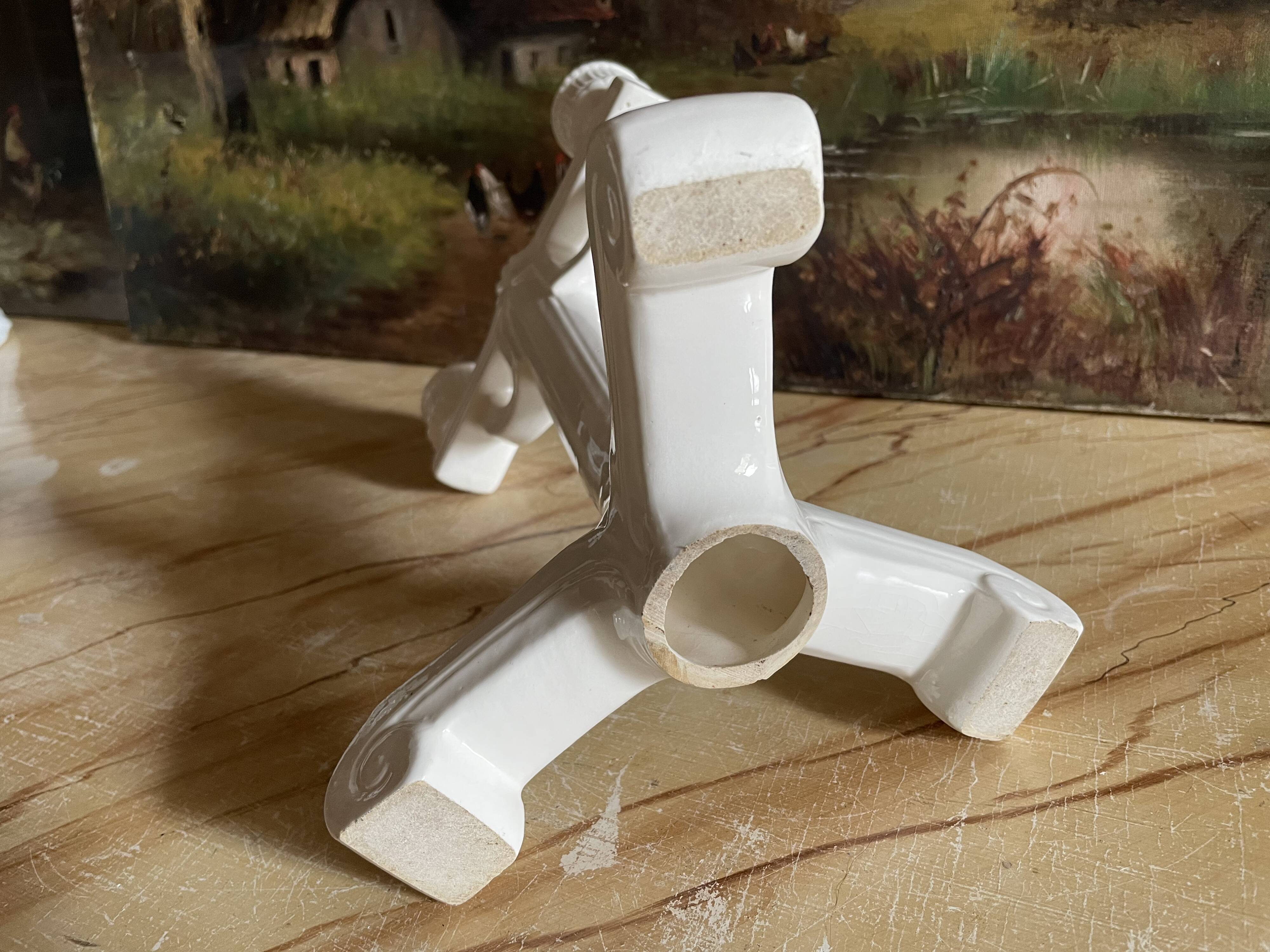 Vintage ceramic candle holder