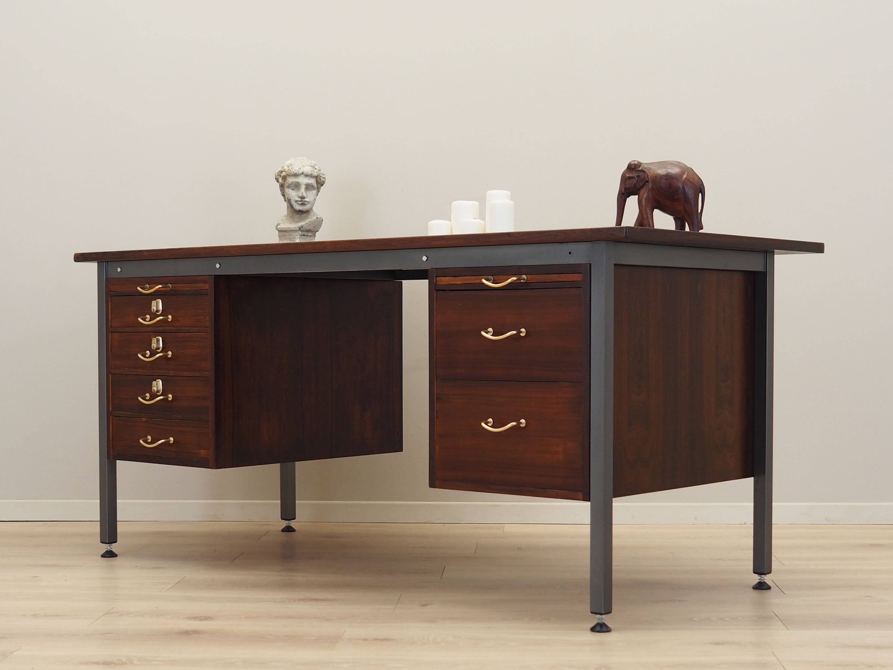 Rosewood desk, Danish design, 1970s, production: Denmark