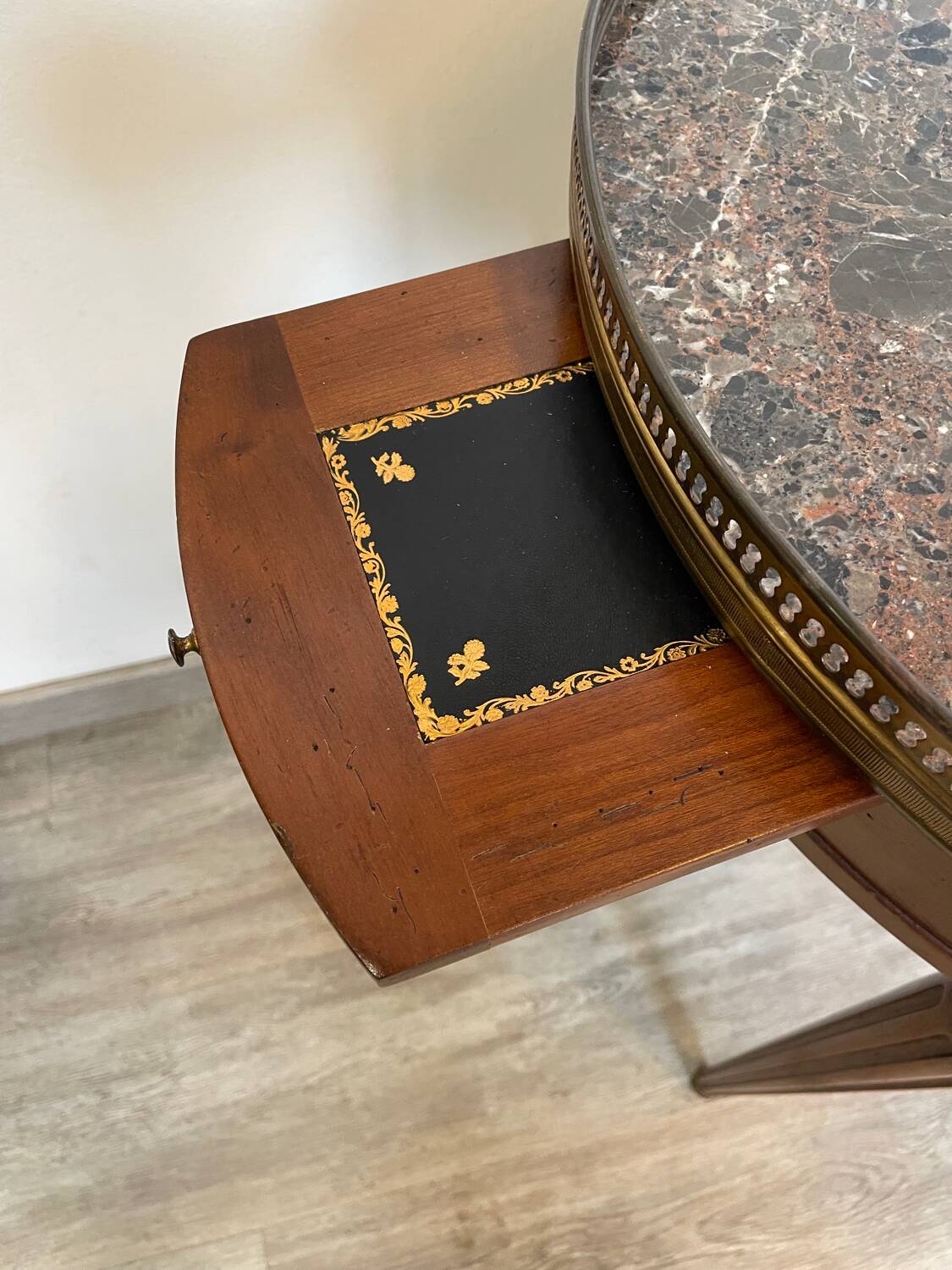 Table bouillotte vers 1950