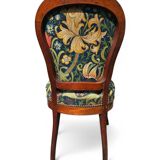 Set of Louis XV armchairs in molded walnut