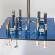 Suspension vintage en chrome et verre de Murano