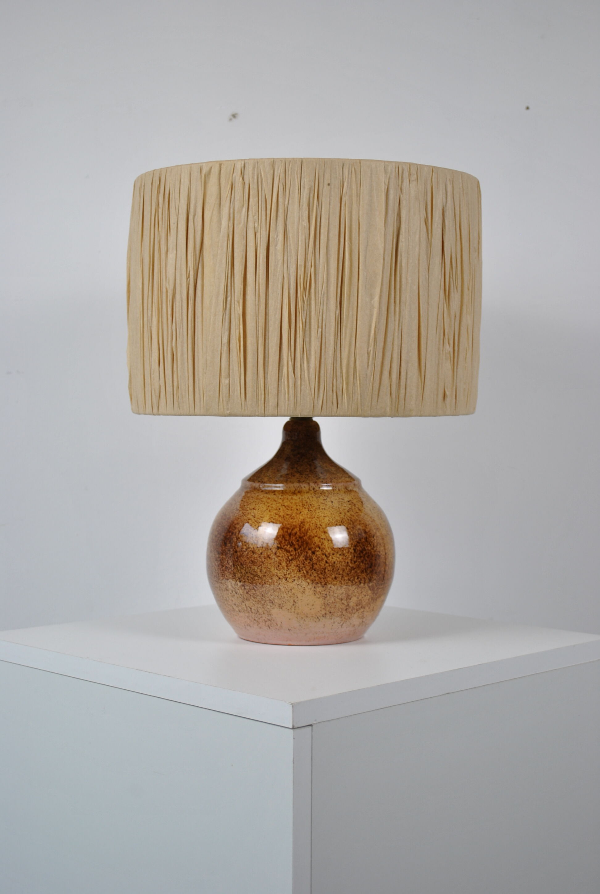 Ceramic lamp by Francis Dumelié 1970