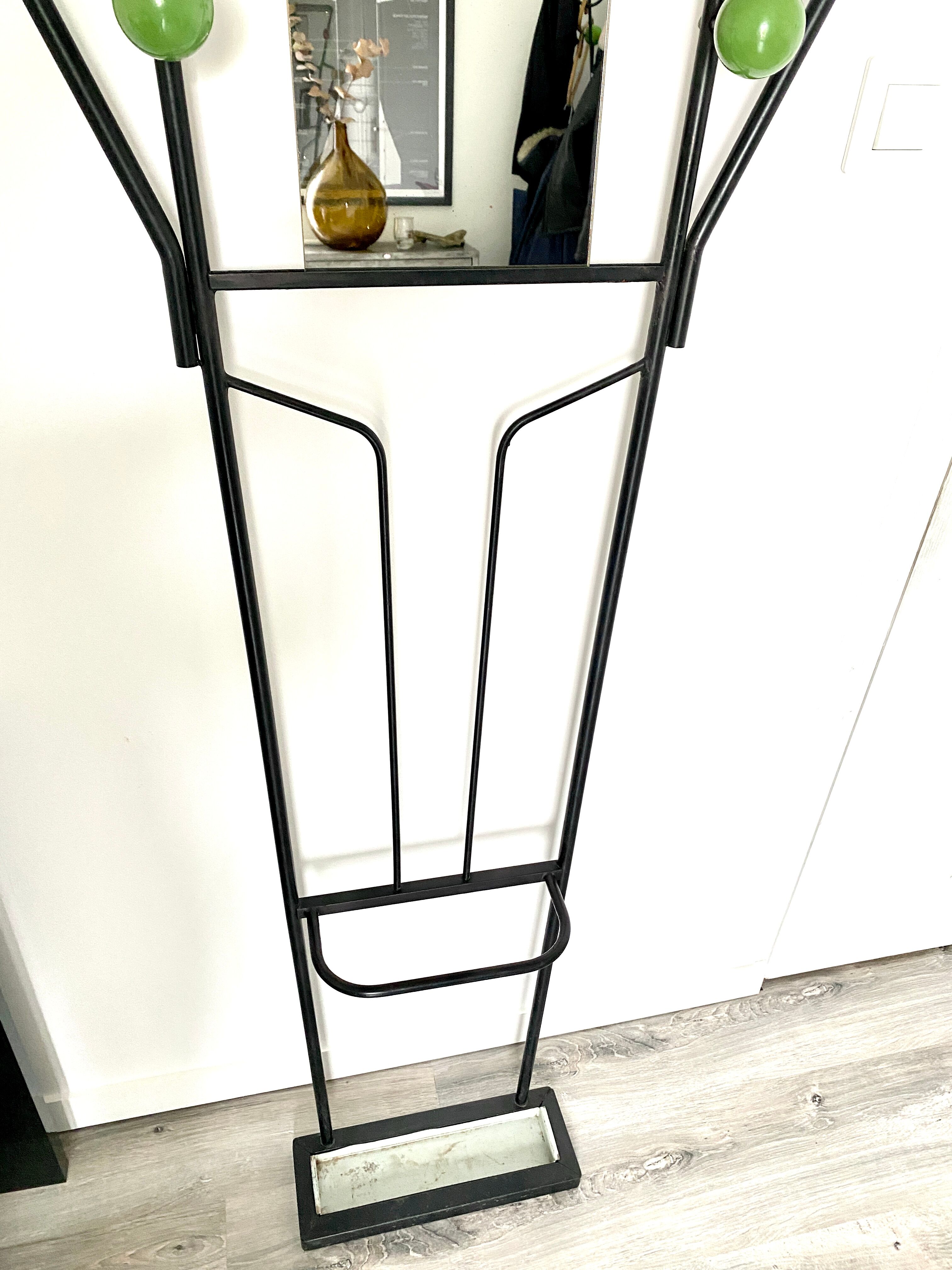 Porte manteau vestiaire mural vintage
