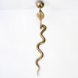 Wall candle holder cobra 76cm vintage 1970