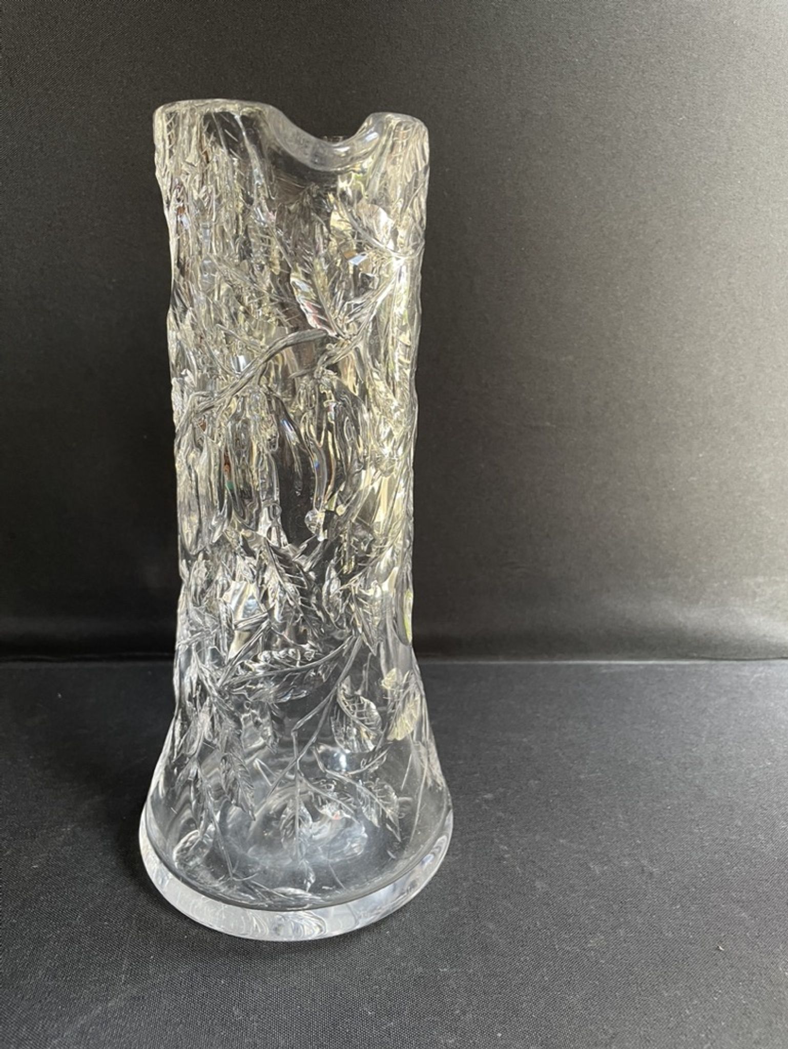Lemonade pitcher – Blown and cut crystal - Vintage