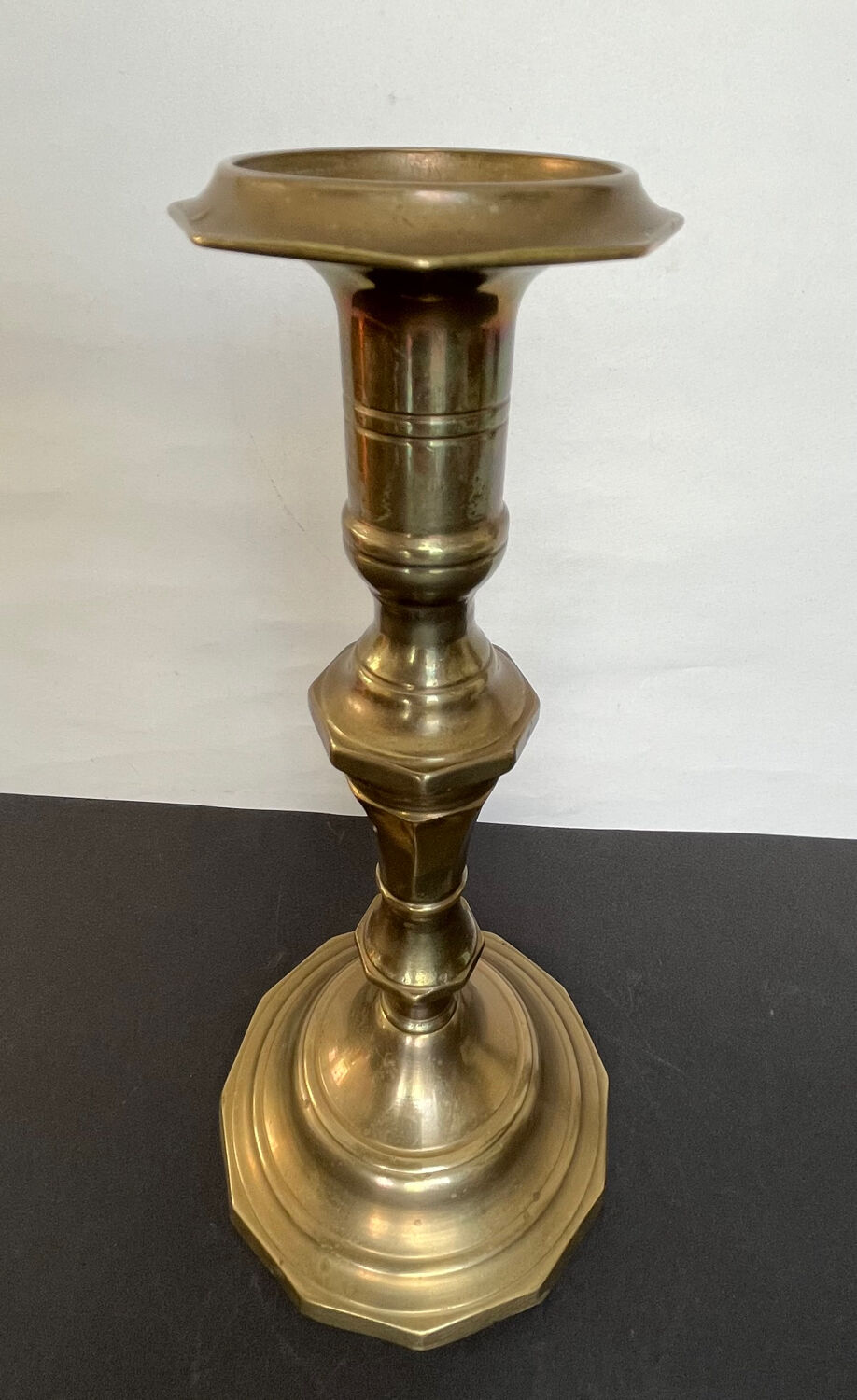 Old copper candle holder