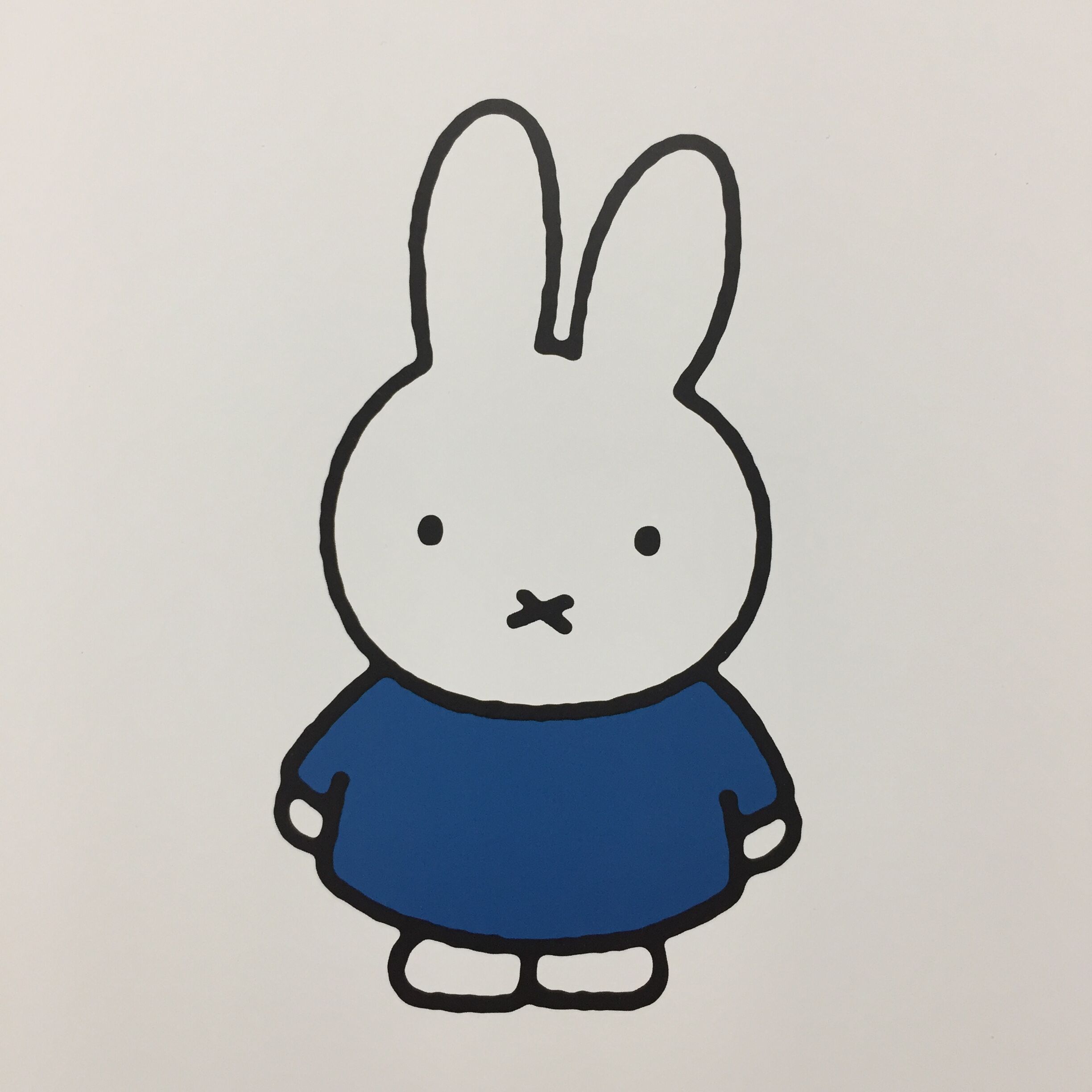 Illustration poster (Miffy - mobile) by Dick BRUNA, 1997.