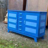 Buffet René Gabriel 1950 oak reconstruction