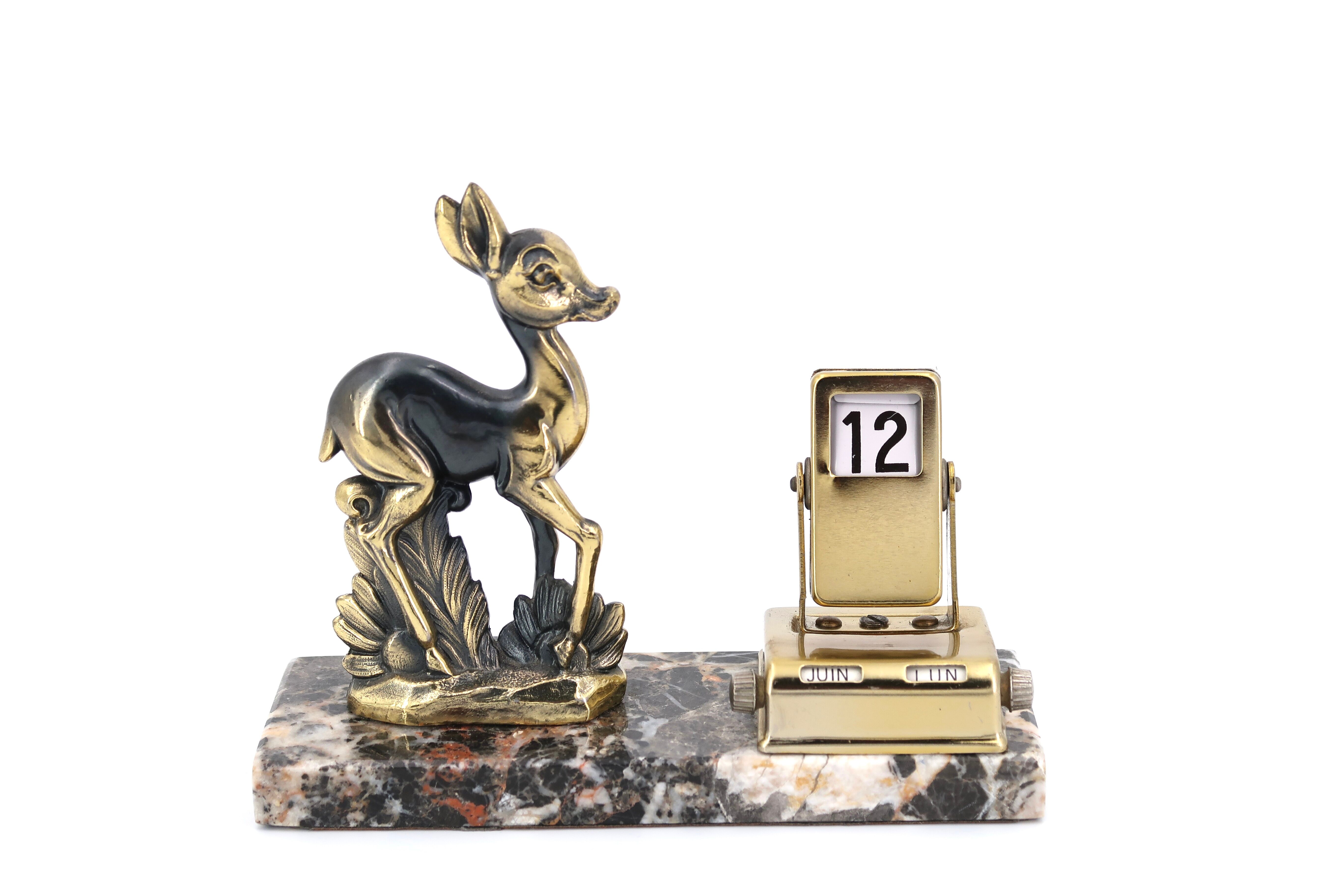 Calendrier perpétuel art deco années 30
