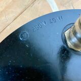 Black bakelite table lamp, 1960s