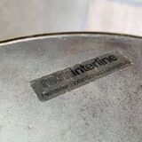 Vintage Hollywood Regency floor lamp in German brass by Florian Schulz.