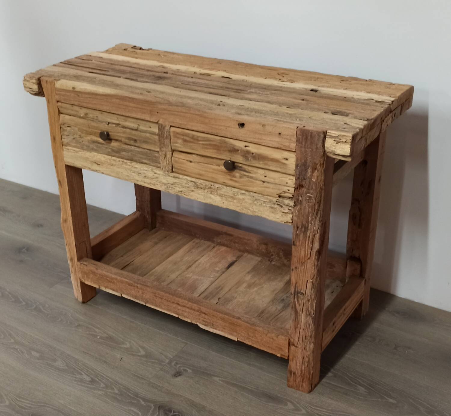Small wooden console