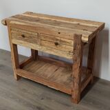Small wooden console