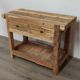 Small wooden console