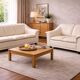 Vintage 2-Piece Leather Sofa Set — 2-Seater + 3-Seater — Second Half of the