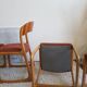 Suite de 4 chaises traineaux Baumann, 1960
