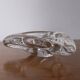 Vintage 1970s Italiandesign crystal ashtray