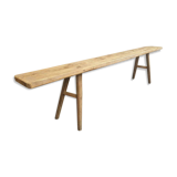 Old bench sidetable pine with oak