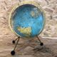Old glass globe world map 1963