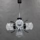 1970s Glass Chandelier, Czechoslovakia