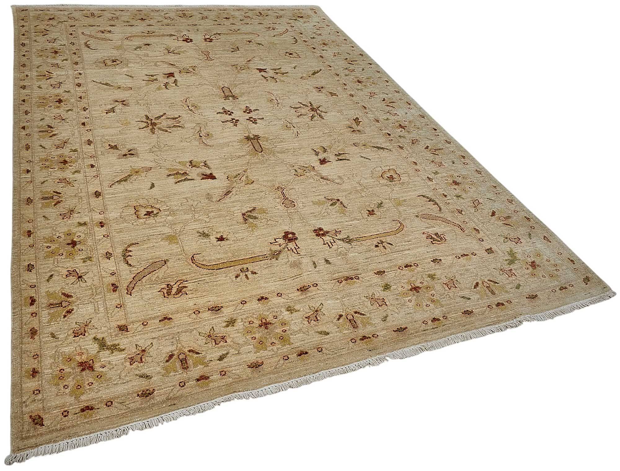Turkish Handknotted Wool Oushak Rug 198 cm x 294 cm