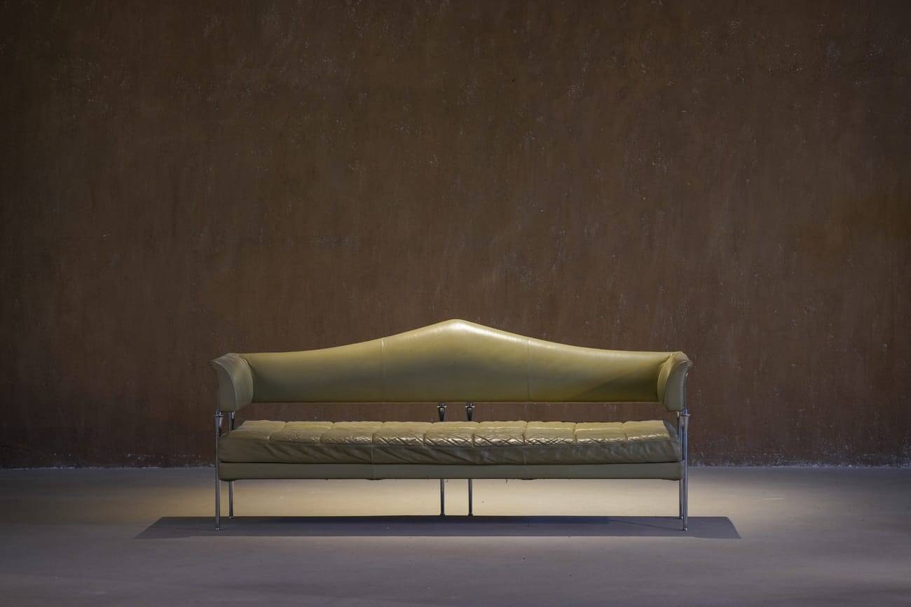 Hydra leather sofa by Luca Scacchetti for Poltrona Frau, Italy 2000s