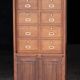 Shannon notary's filing cabinet, in solid mahogany (circa 1900)